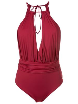 Brigitte maillot de bain à dos-nu - Rouge