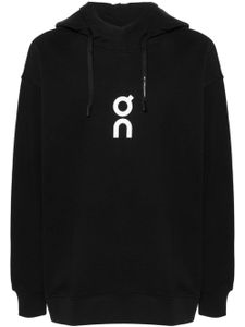 On Running hoodie à logo imprimé - Noir