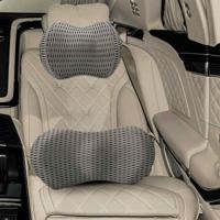 VidaXL Kussenset met kussen verstelbaar 2 pcs grijs 4d mesh