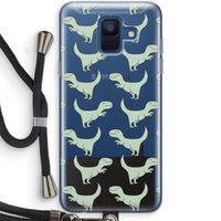 Dinos: Samsung Galaxy A6 (2018) Transparant Hoesje met koord