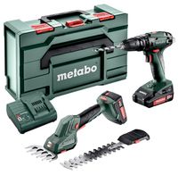 Metabo Accu Combo Set 2.2.4 | 18 V | SB 18 (Accu klopboormachine) + SGS 18 LTX Q (Accu Struik- en Grasschaar | In Metabox - 685185000