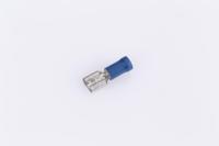SPAHN bananenstekker flat plug-in sleeve insulated blue 100pcs.