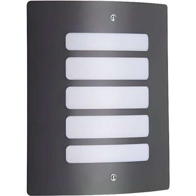 Todd buitenwandlamp - BRILLIANT - H29cm - Antraciet - 60W - Gebogen lijnen