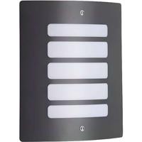Todd buitenwandlamp - BRILLIANT - H29cm - Antraciet - 60W - Gebogen lijnen