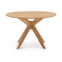 Kave Home Naanim eettafel rond Ø120 cm Naturel