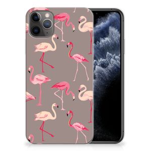 Apple iPhone 11 Pro Max TPU Hoesje Flamingo