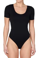 J&C string body-bodystocking korte mouw dames / Ronde hals