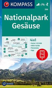 Wandelkaart 206 Nationalpark Gesäuse | Kompass