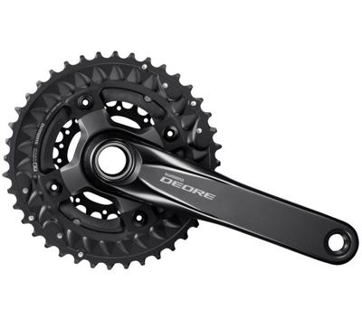 Shimano Crankstel 3 x 10 speed deore fc-m6000 175mm/40 x 30 x 22t - zwart