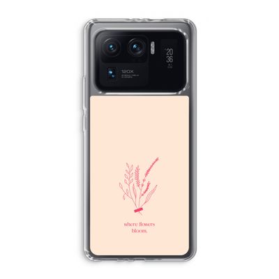 Where flowers bloom: Xiaomi Mi 11 Ultra Transparant Hoesje