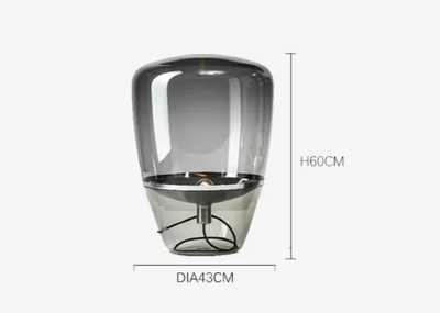 AuroraGlow - Scandinavische Designer Glazen Tafellamp LED
