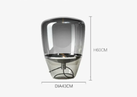 AuroraGlow - Scandinavische Designer Glazen Tafellamp LED