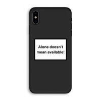 Alone: iPhone XS Biologisch afbreekbaar hoesje