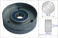 Spanrol, Poly V-riem INA, Diameter (mm)76mm, u.a. für Volvo, Audi, VW, Skoda