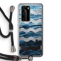 Oceaan: Huawei P40 Pro Transparant Hoesje met koord