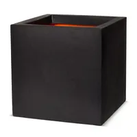 Capi pot vierkant Urban Smooth - 50 cm zwart