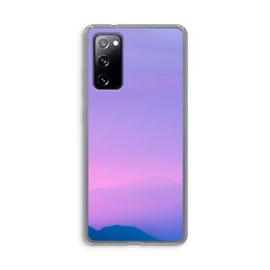 Sunset pastel: Samsung Galaxy S20 FE / S20 FE 5G Transparant Hoesje