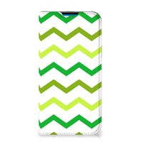 iPhone 14 Pro Max Hoesje met Magneet Zigzag Groen