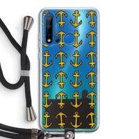 Musketon Anchor: Huawei P20 Lite (2019) Transparant Hoesje met koord