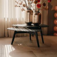 Richmond Salontafel 'Riley' Glas, Set van 2 stuks Richmond Salontafel 'Riley' Glas, Set van 2 stuks