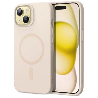 iPhone 15 Plus Cloud Soft Case (HaloLock) - Light Tan iPhone 15 Plus Cloud Soft Case (HaloLock) - Light Tan