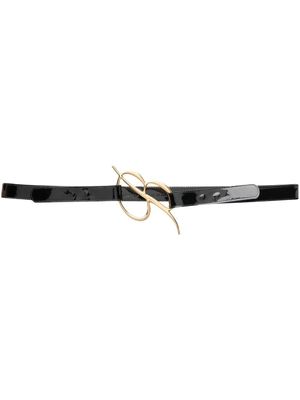 Blumarine ceinture à logo - Noir