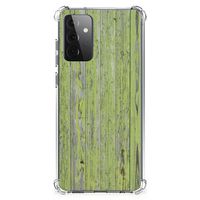 Samsung Galaxy A72 4G/5G Stevig Telefoonhoesje Green Wood