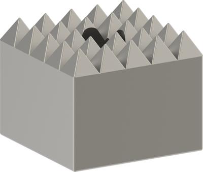 Bosch Accessoires Bouchardeerkop 60 x 60 mm, 5 x 5 1st - 1618623205