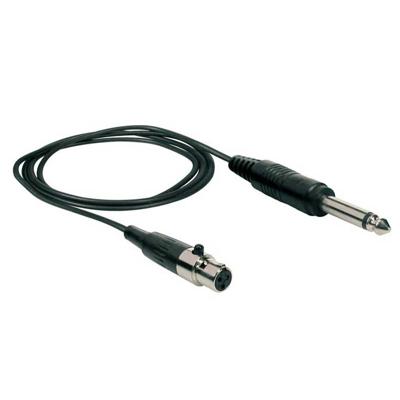 Gatt Audio GWS-INST Instrument Cable voor GWS-61B Beltpack, 3 Pin Mini XLR Female naar 6.3mm Jack - Aanbieding, op = op