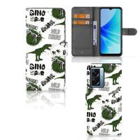 Telefoonhoesje | Met pasjeshouder | voor OPPO A77 5G | A57 5G Dinosaurus