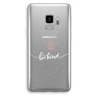 Be(e) kind: Samsung Galaxy S9 Transparant Hoesje