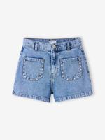 Denim short lichtblauw