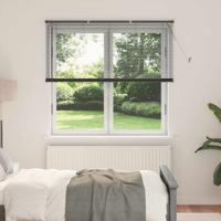 VidaXL Venetiaanse blind verstelbaar zilvergrijs 150 x 130 cm pvc