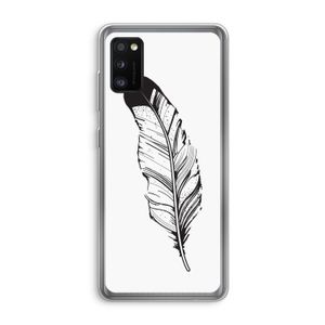 Pluim: Samsung Galaxy A41 Transparant Hoesje