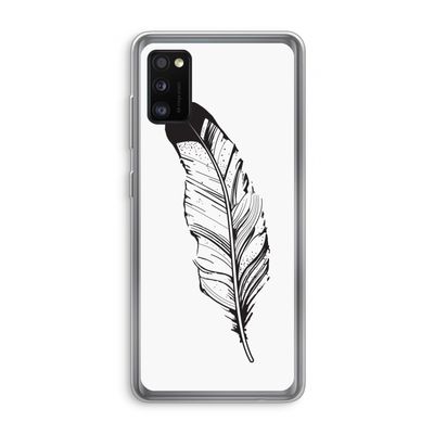 Pluim: Samsung Galaxy A41 Transparant Hoesje