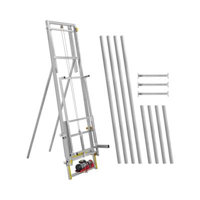 Dakbedekking lift - 10 m - tot 200 kg - verticale uitvoering ook voor platte daken