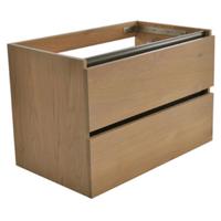 Wiesbaden OAK Onderkast Met 2 Laden - 80x46cm - Eik