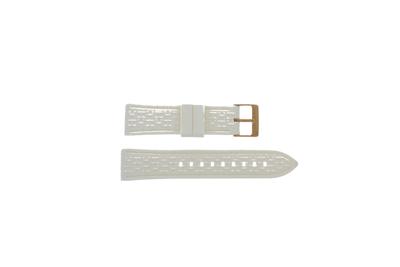 Horlogeband Tommy Hilfiger 679301323 / 1781079 / 155-3-29-1095 Rubber Wit 20mm