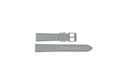 Horlogeband Seiko SNDY42P2 / 7T92-0MJ0 / L01L013J0 Leder Wit 16mm