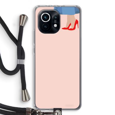 High heels: Xiaomi Mi 11 Transparant Hoesje met koord
