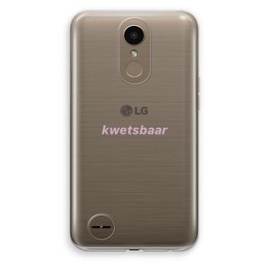 kwetsbaar: LG K10 (2017) Transparant Hoesje