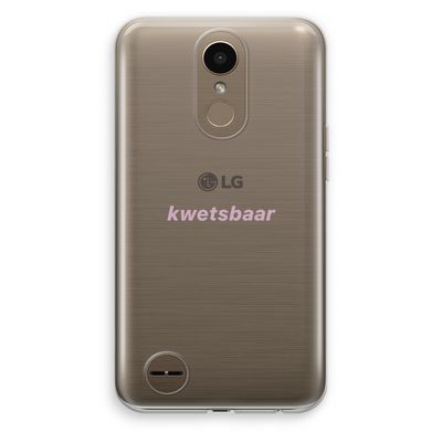 kwetsbaar: LG K10 (2017) Transparant Hoesje