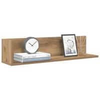 Wandschappen 2 st 75x16,5x16,5 bewerkt hout artisanaal eiken