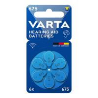 Batterij voor hoortoestel Varta Hearing Aid 675 PR44 6 Stuks