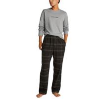 Calvin Klein Flannel Sleep Long Sleeve Pant Set