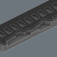 Wera 9720 Schuimrubberen inzetstuk met 8000 A Zyklop ratel 1/4" Set 1, 37-delig - 05150110001 - thumbnail