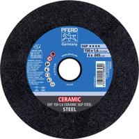 PFERD TOOLS EHT 150-1,6 CERAMIC SGP STEEL 61315016 Doorslijpschijf recht 150 mm 25 stuk(s) Staal