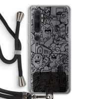 Vexx Black City : Xiaomi Mi Note 10 Transparant Hoesje met koord