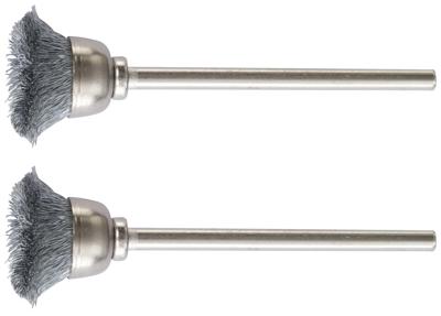 PROXXON penseelborstel brushes shaft 2.35 d=13mm steel 2pcs