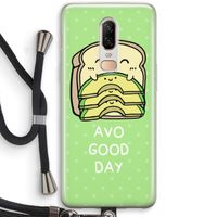 Avo Good Day: OnePlus 6 Transparant Hoesje met koord